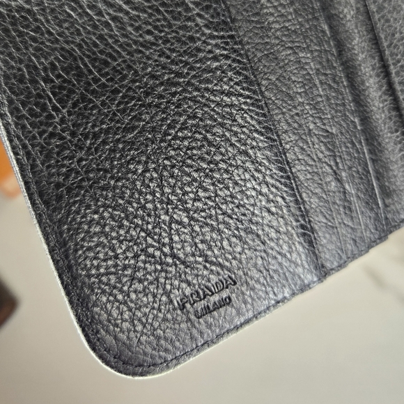 Prada Black Leather Bifold Compact Wallet - Picture 6 of 10